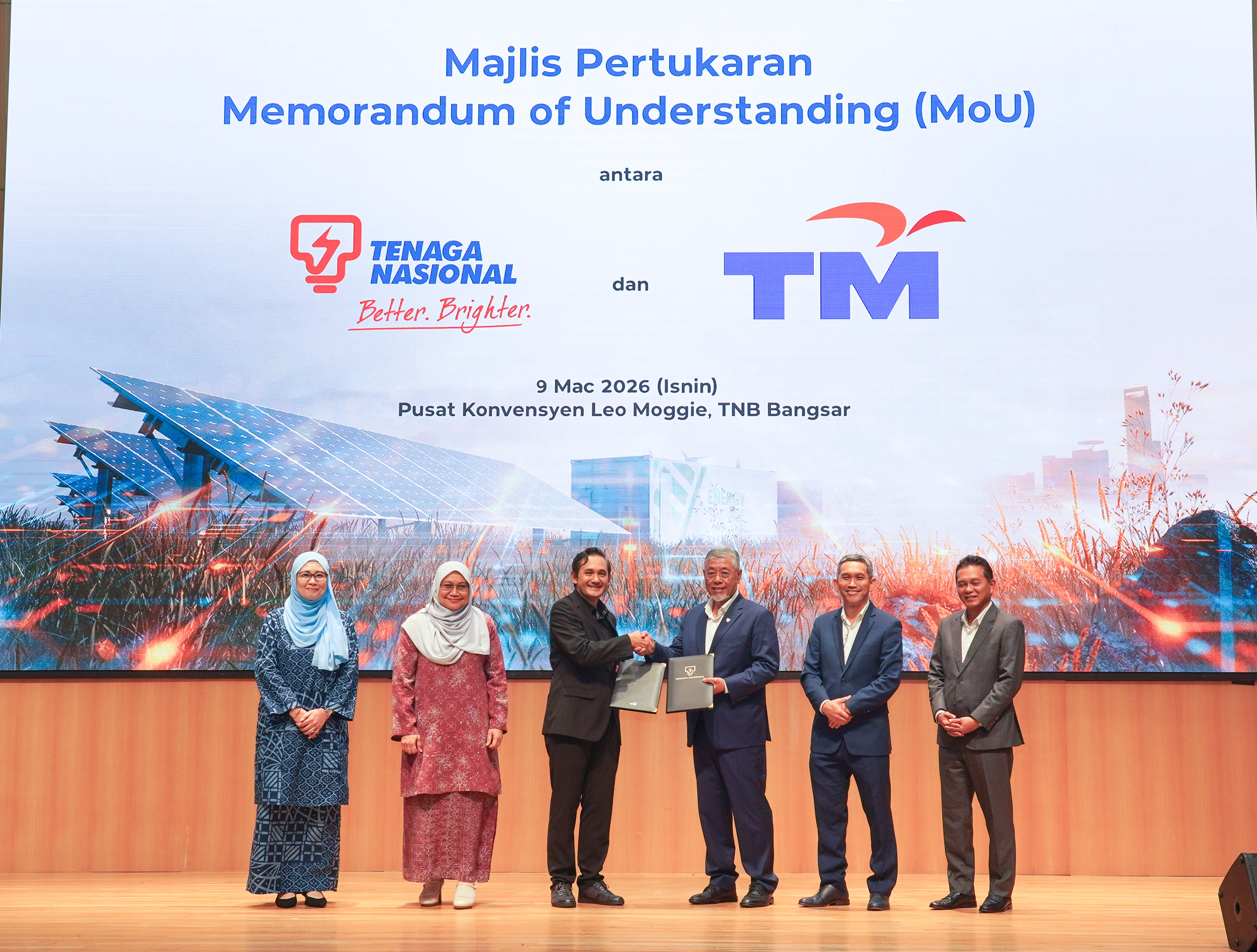 TNB–TM EXPAND GREEN ENERGY AND DIGITAL INFRASTRUCTURE FOR CUSTOMER BENEFIT