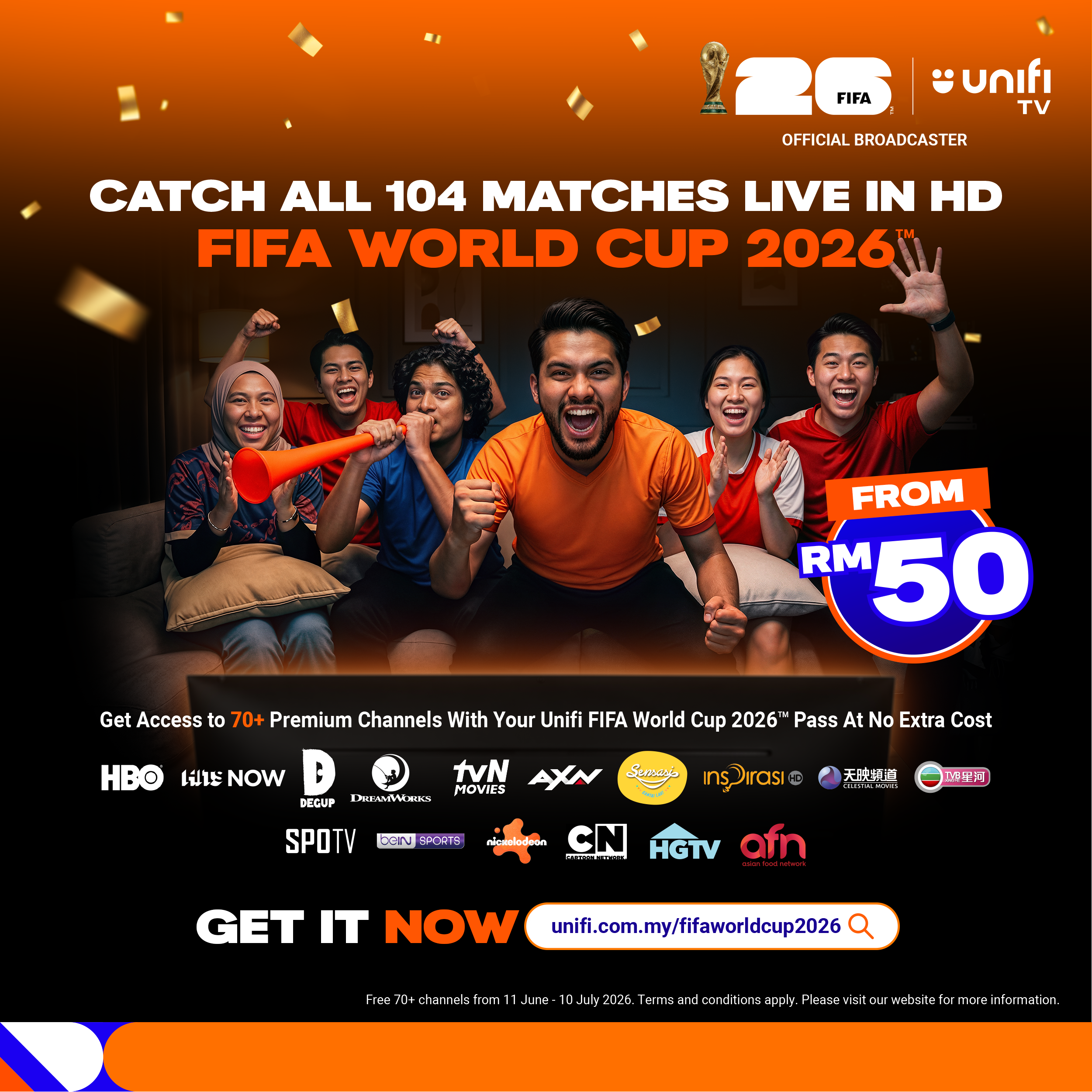 UNIFI TV BRINGS FIFA WORLD CUP 2026™ TO MALAYSIA AS THE OFFICIAL BROADCASTER
